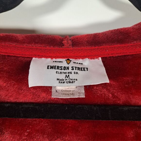 OU Oklahoma Sooners Emerson Street Hooded Oversized Warm Fleece Top Medium - Picture 4 of 6